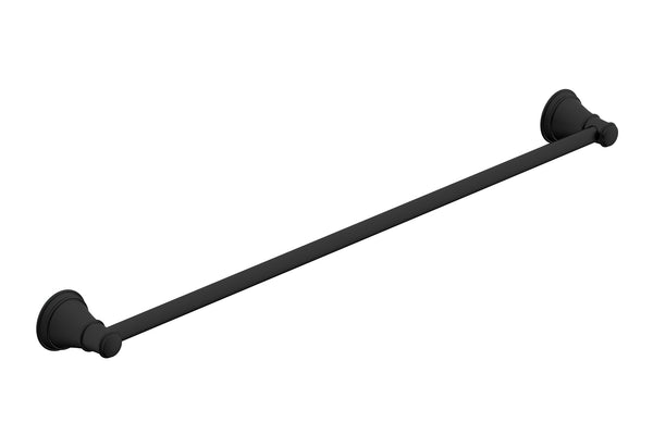 ADP Eternal Single Towel Rail 600 Matte Black