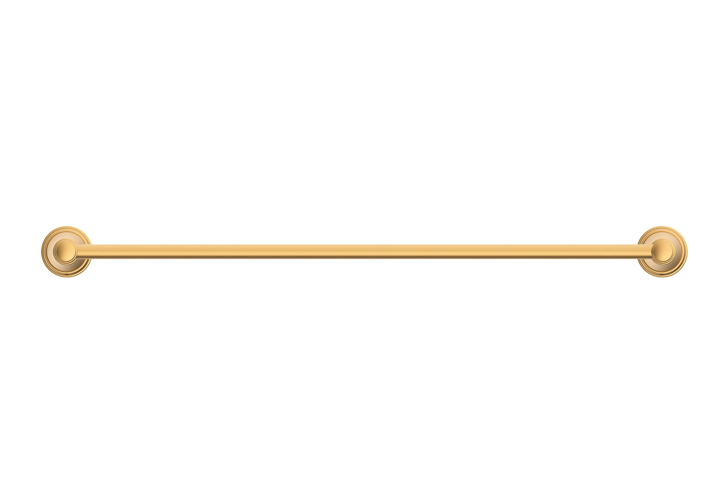 ADP Eternal Single Towel Rail 600 Brushed Brass