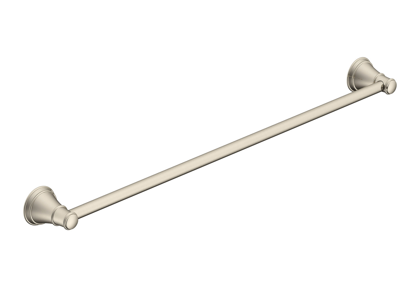 ADP Eternal Single Towel Rail 600 Brushed Nickel