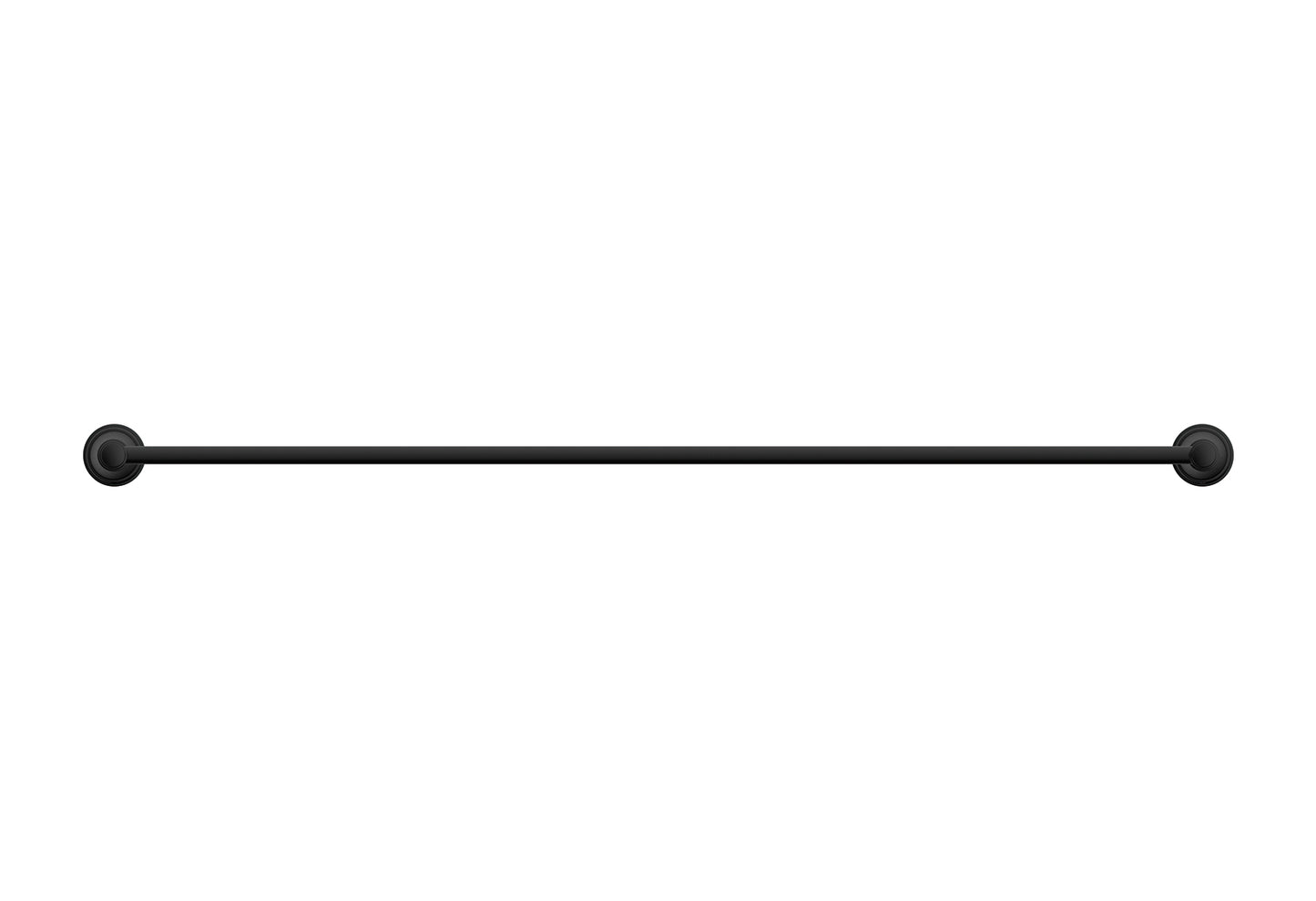 ADP Eternal Single Towel Rail 900 Matte Black