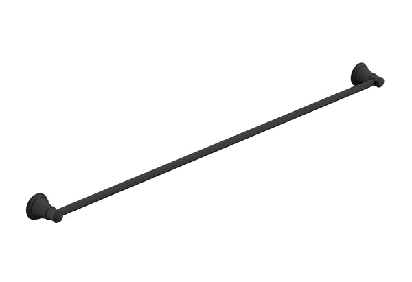 ADP Eternal Single Towel Rail 900 Matte Black