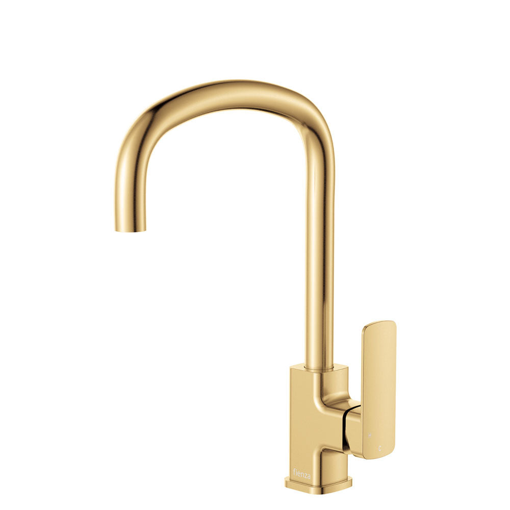 Fienza Tono Sink Mixer, Brushed Gold (Urban Brass)