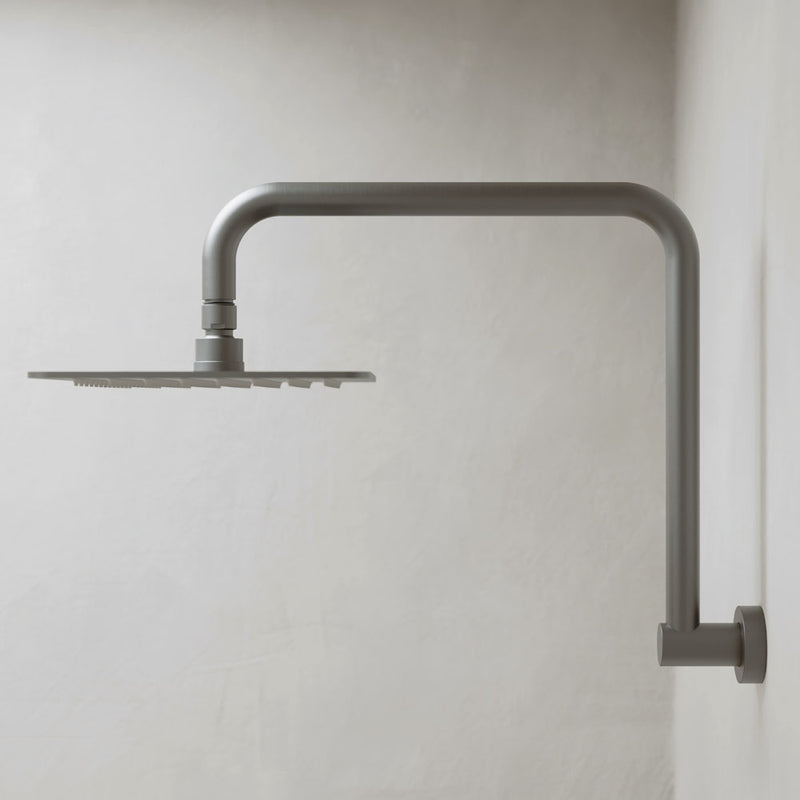 Fienza Tono Gooseneck Shower Arm Set, Gun Metal