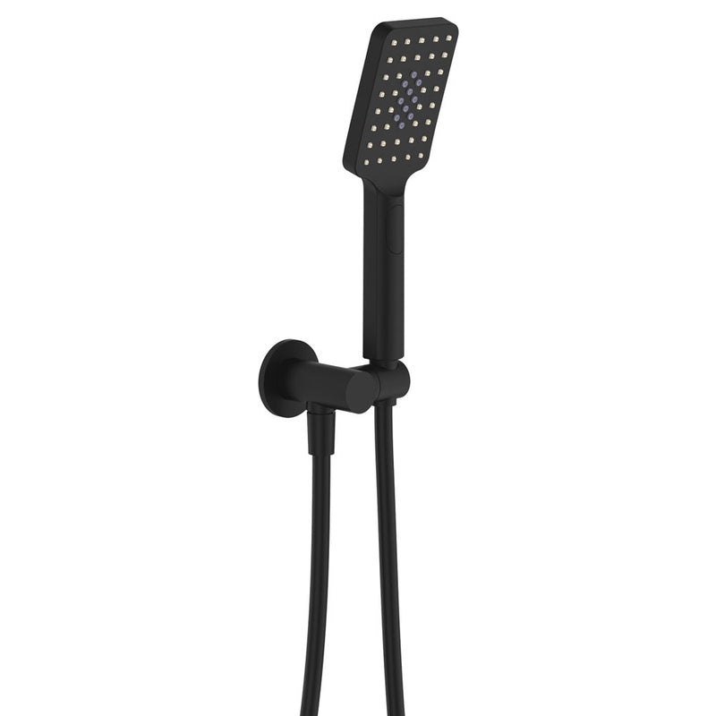 Fienza Tono Hand Shower, Round Plate, Matte Black