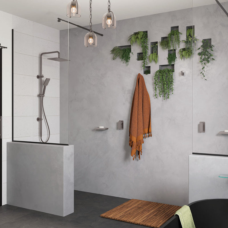 Fienza Tono Twin Shower, Gun Metal