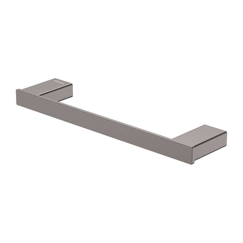 Fienza Tono Single Towel Rail, 300mm, Gun Metal