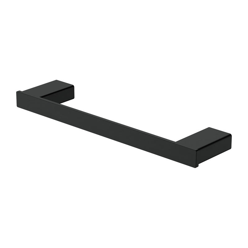 Fienza Tono Single Towel Rail, 300mm, Matte Black
