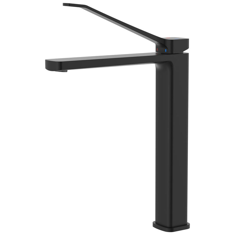 Fienza Tono Care Tall Basin Mixer, Matte Black