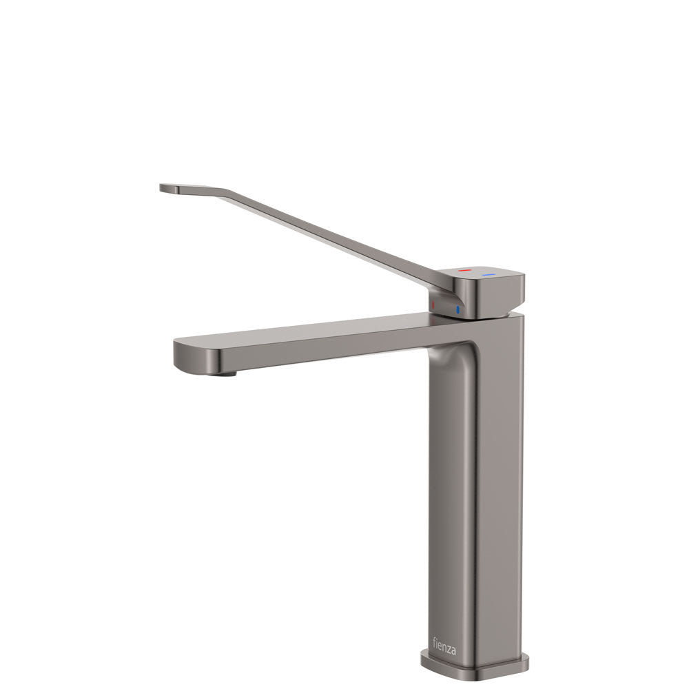 Fienza Tono Care Medium Basin Mixer, Gun Metal