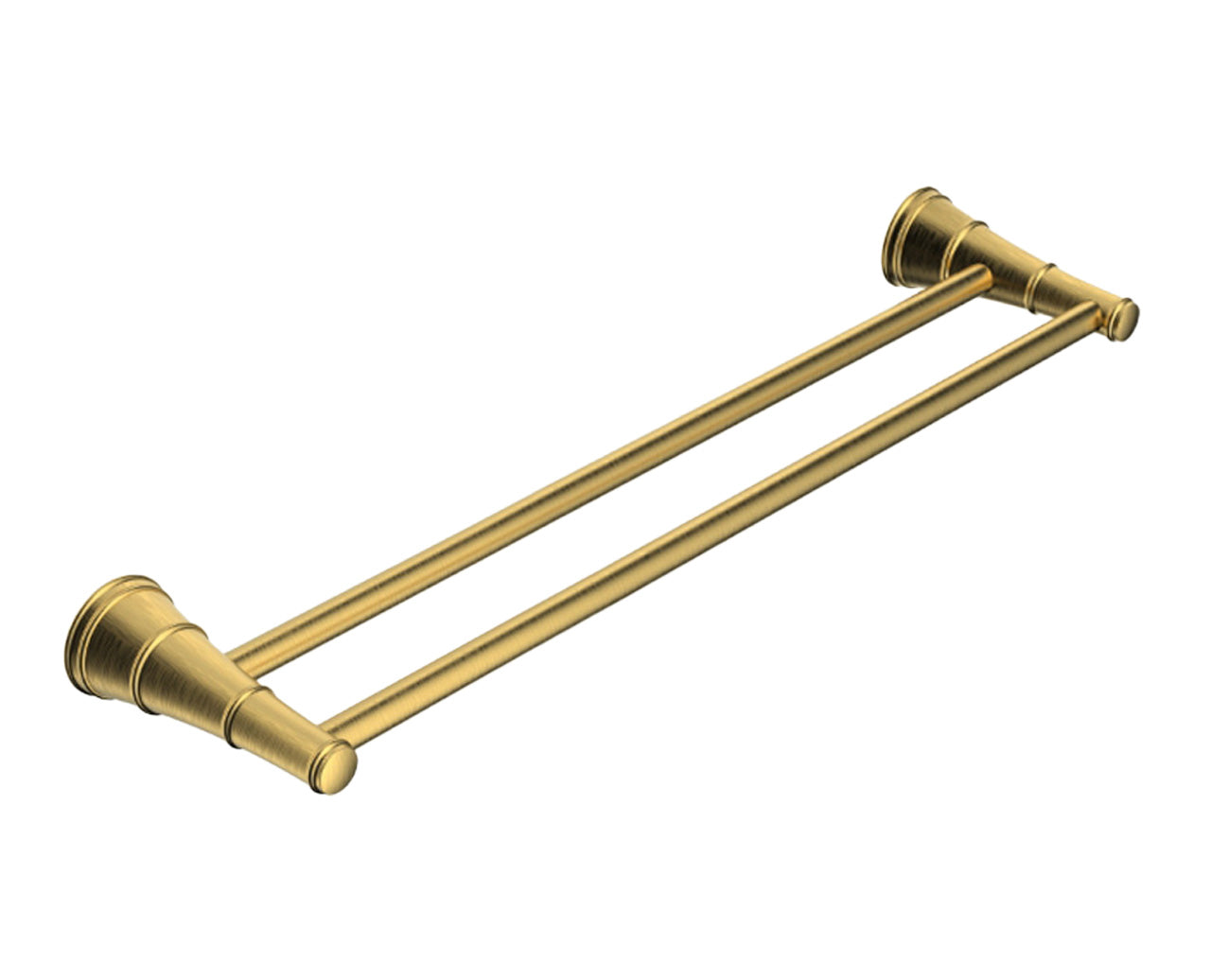 ADP Eternal Double Towel Rail 600mm Brushed Brass