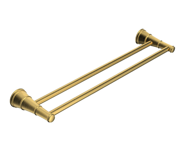 ADP Eternal Double Towel Rail 600mm Brushed Brass