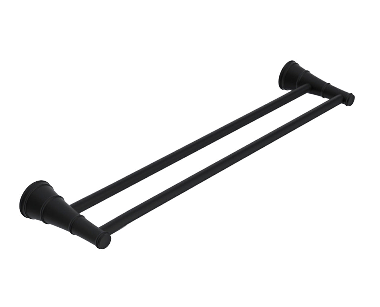 ADP Eternal Double Towel Rail 600mm Matte Black