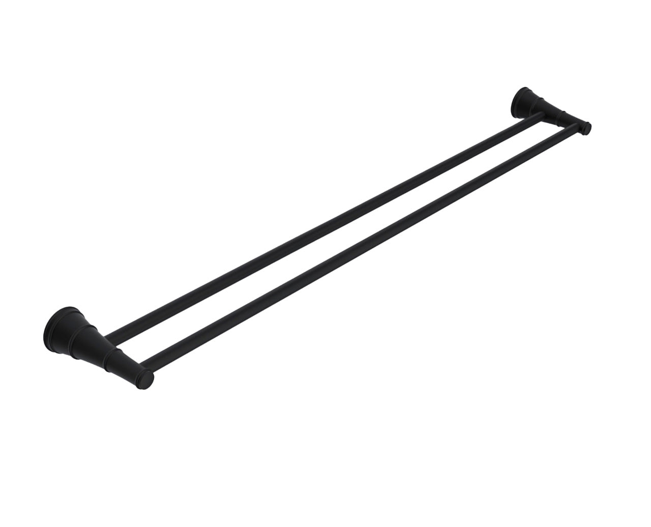 ADP Eternal Double Towel Rail 900mm Matte Black