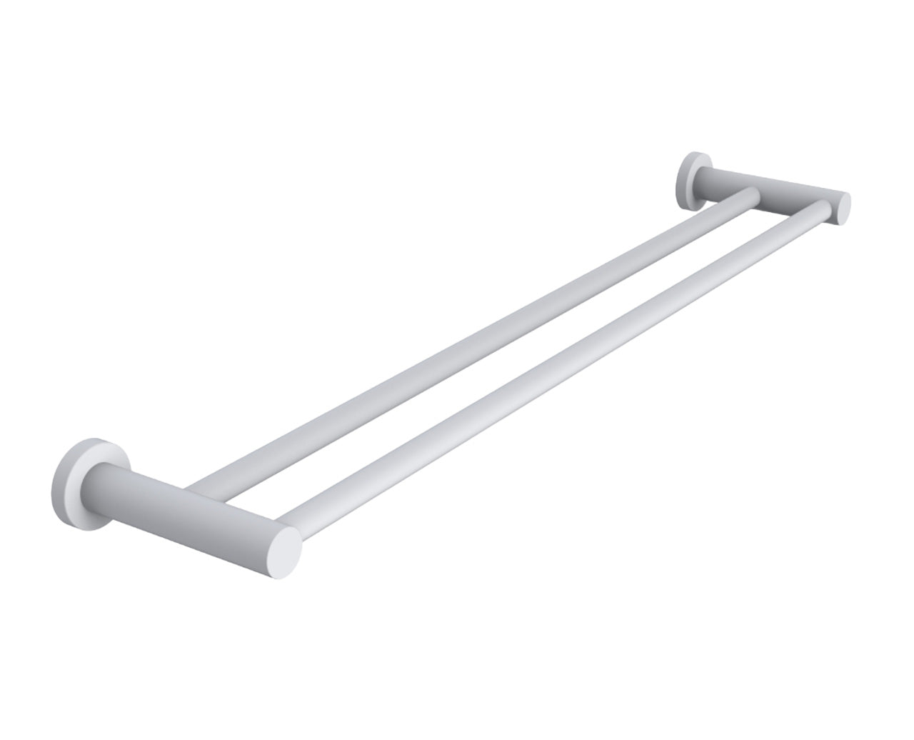 ADP Soul Double Towel Rail 600mm Matte White