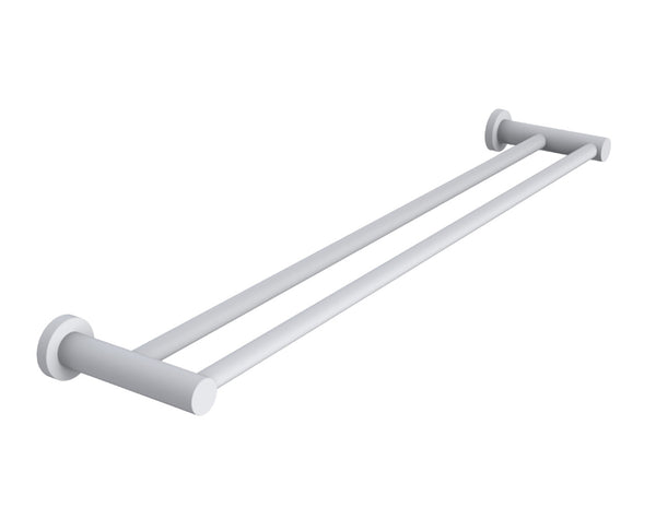 ADP Soul Double Towel Rail 600mm Matte White
