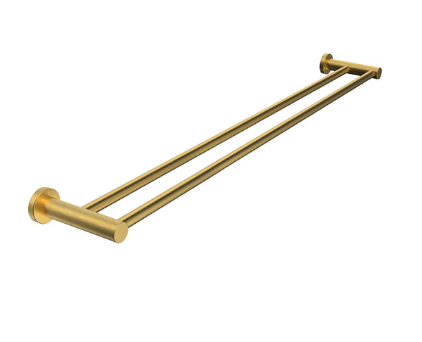 ADP Soul Double Towel Rail 900mm Brushed Brass