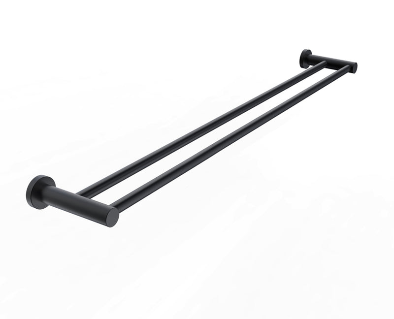 ADP Soul Double Towel Rail 900mm Matte Black