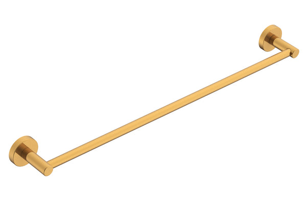 ADP Soul Single Towel Rail 600 Brushed Brass