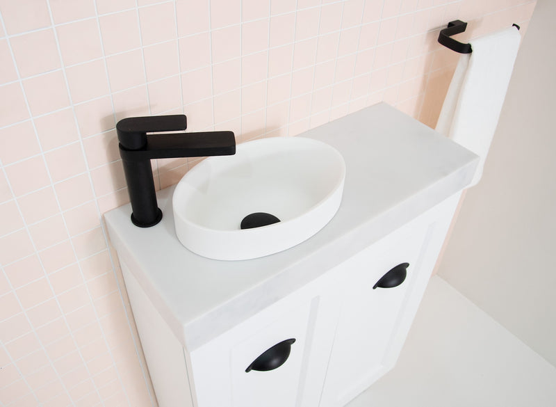 ADP Joy Gloss White Semi-Inset Basin