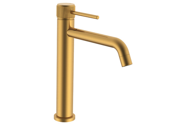 ADP Soul Groove Extended Basin Mixer Brushed Brass