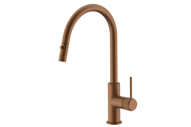 ADP Soul Groove Pull Kitchen Mixer Brushed Copper