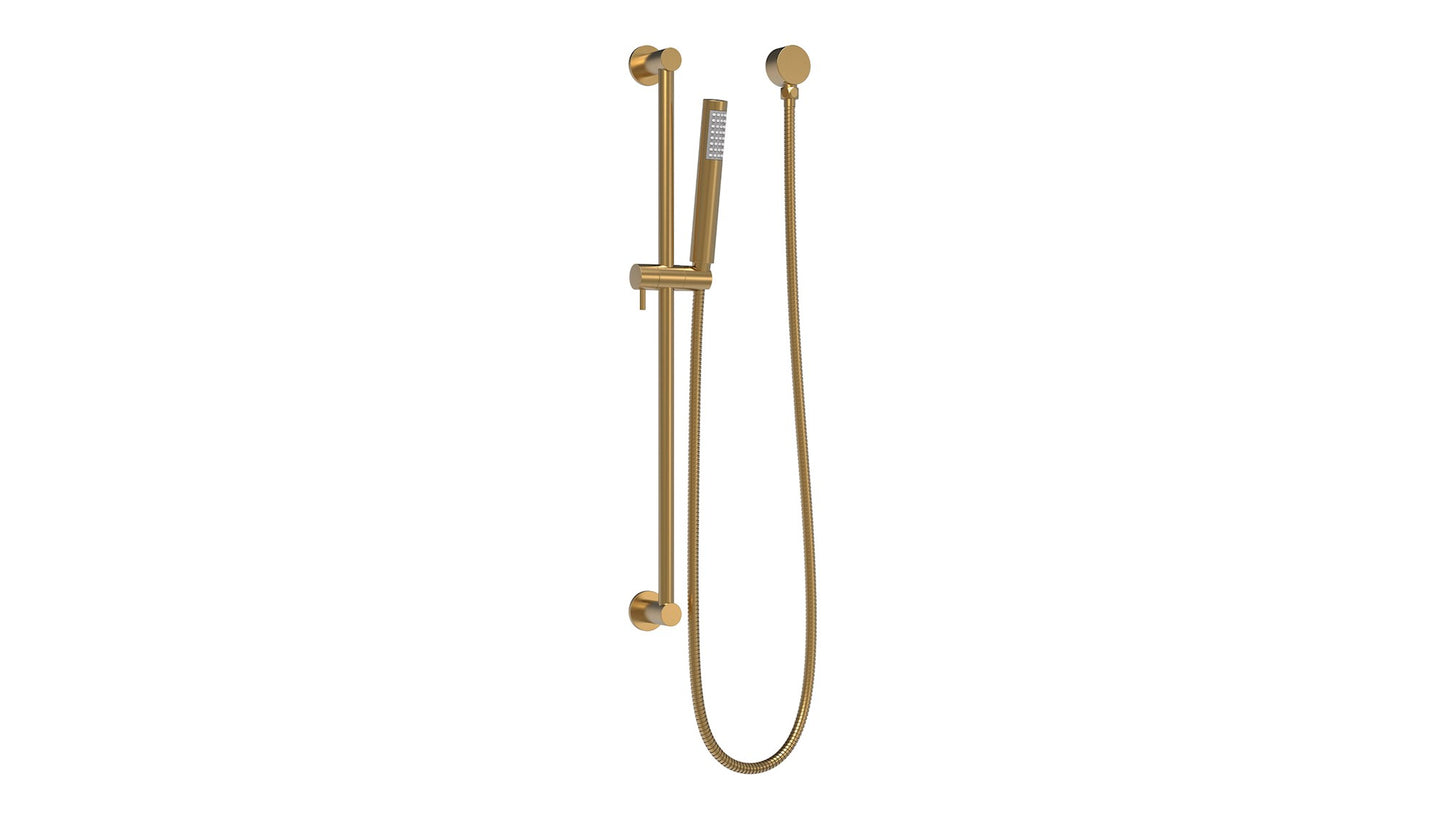 ADP Soul Slimline Handshower on Rail Brushed Brass