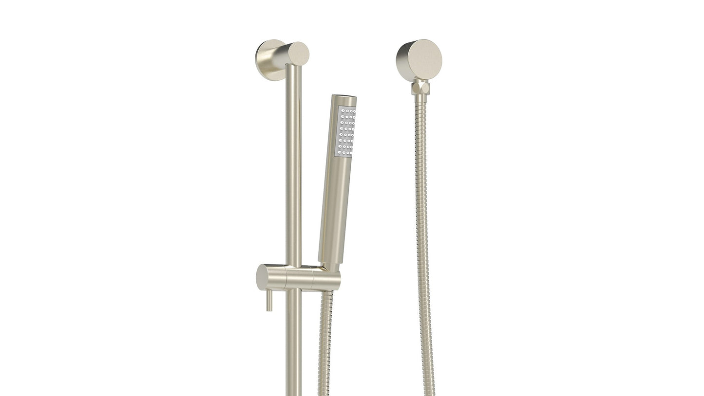 ADP Soul Slimline Handshower on Rail Brushed Nickel