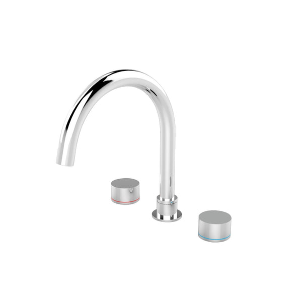 Nero Kara Hob Bath Set Chrome