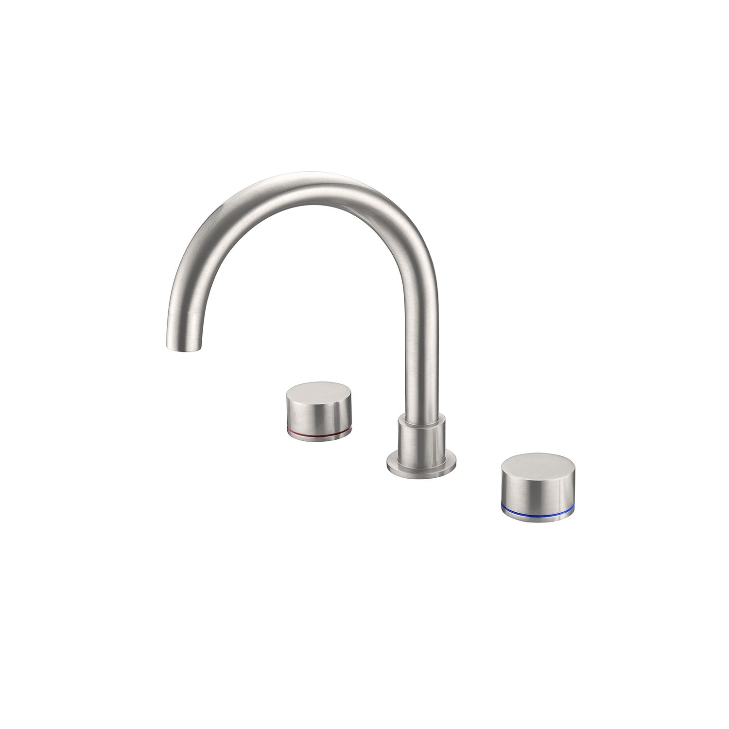 Nero Kara Hob Bath Set Brushed Nickel