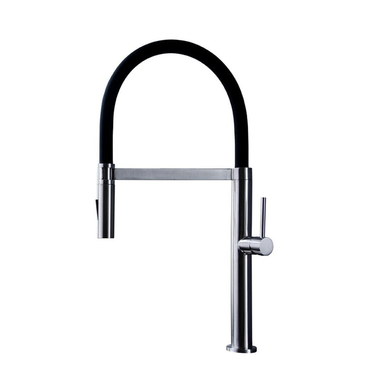 Aquato Brushed Nickel Pull Out Kitchen Mixer