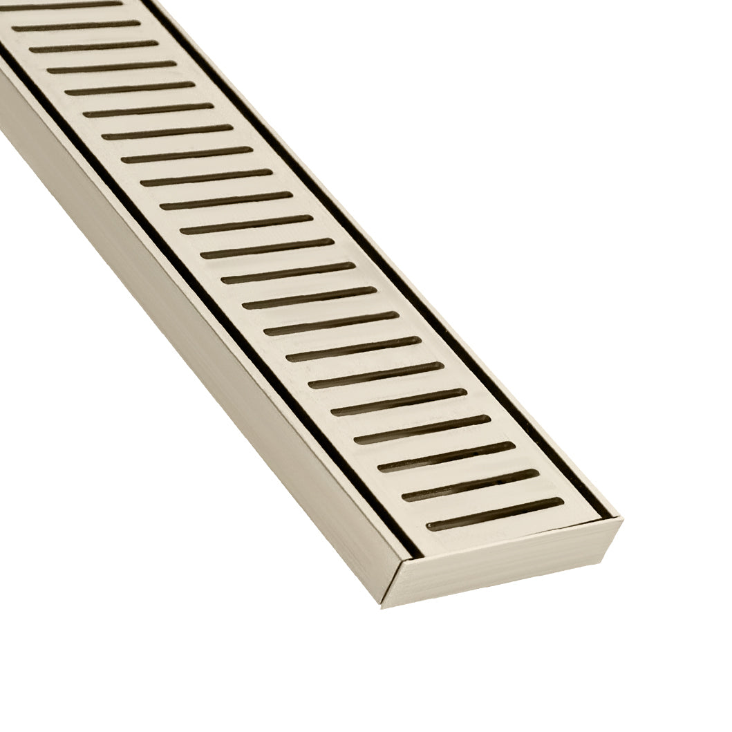 Lauxes NXT21-BN linear grate in Brushed Nickel