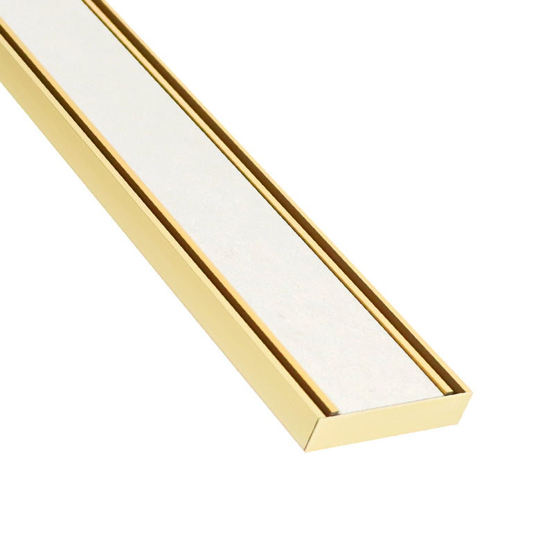 Lauxes STI21-G tile insert grate with tile shown for illustration
