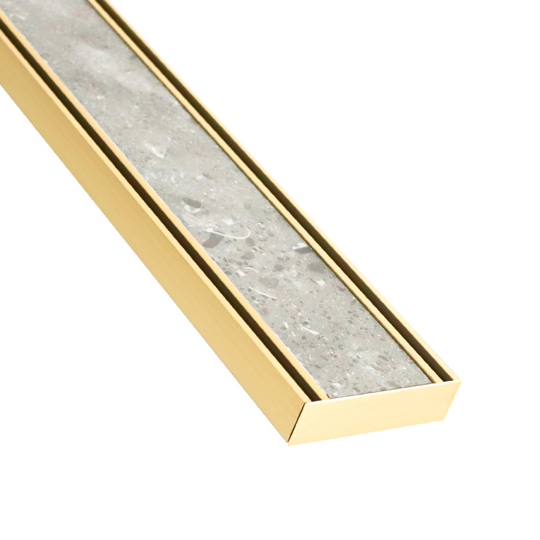 Lauxes STI26-G tile insert grate with tile shown for illustration