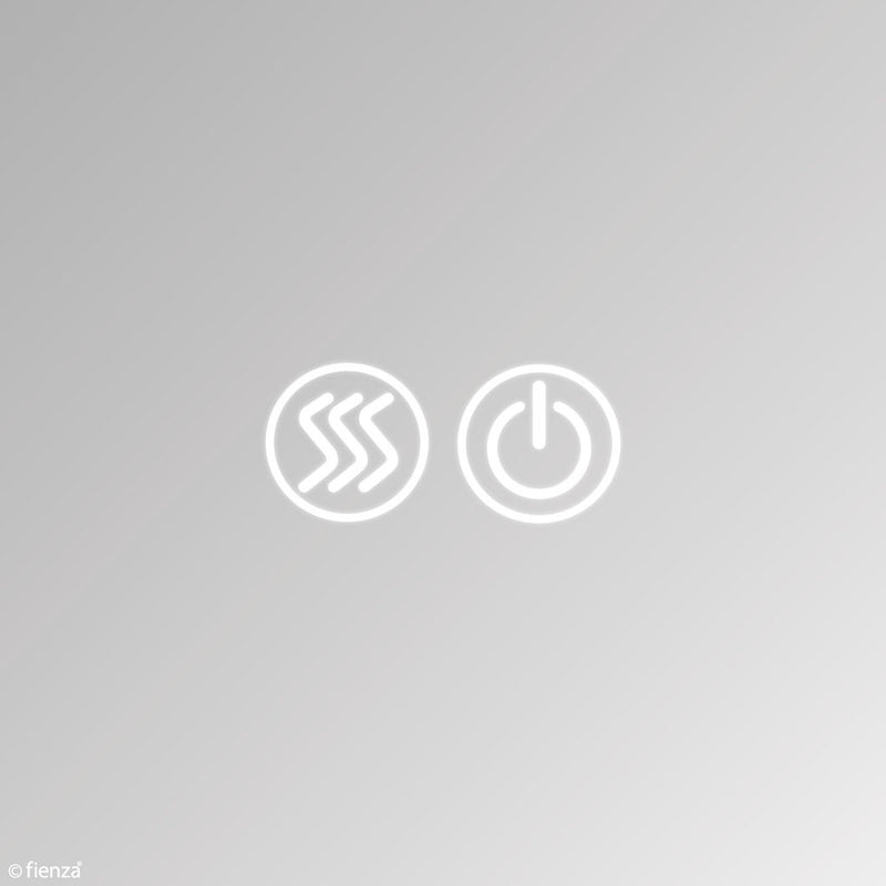 900 LED Mirror Cabinet with Industrial Side Panels