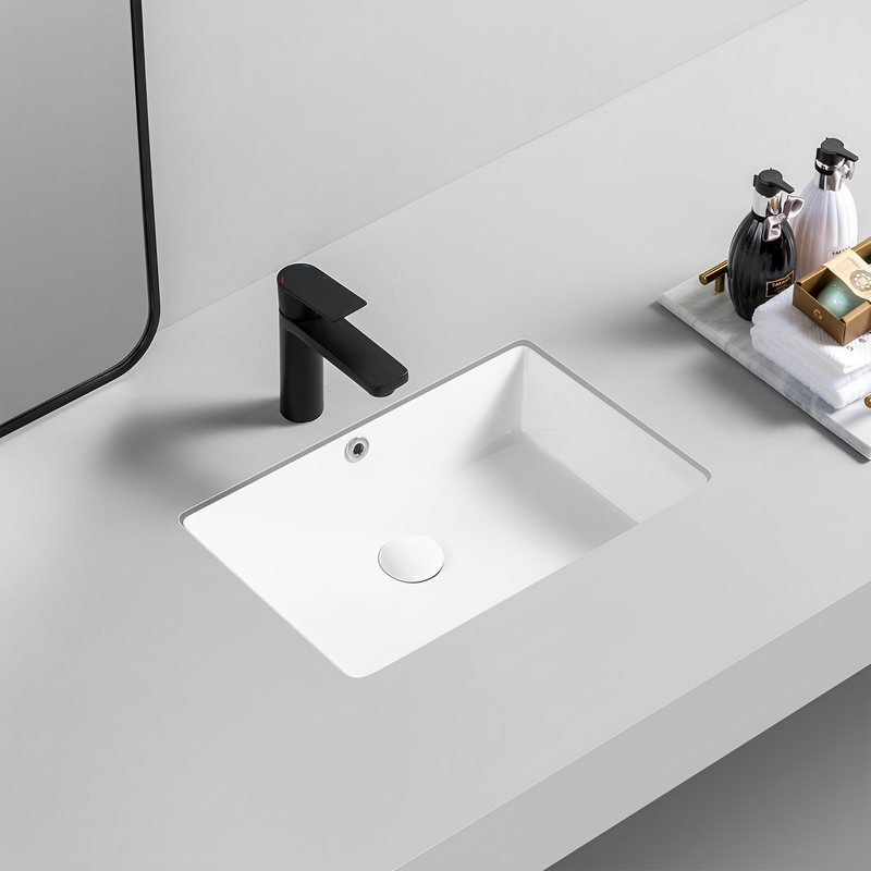 Lukka Crete 435mm Undermount Basin - Gloss White - product image