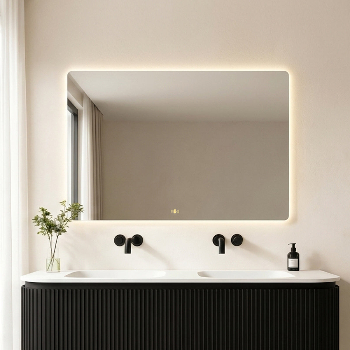 Lukka Rectta 1500 x 800mm Backlit LED Mirror - product image