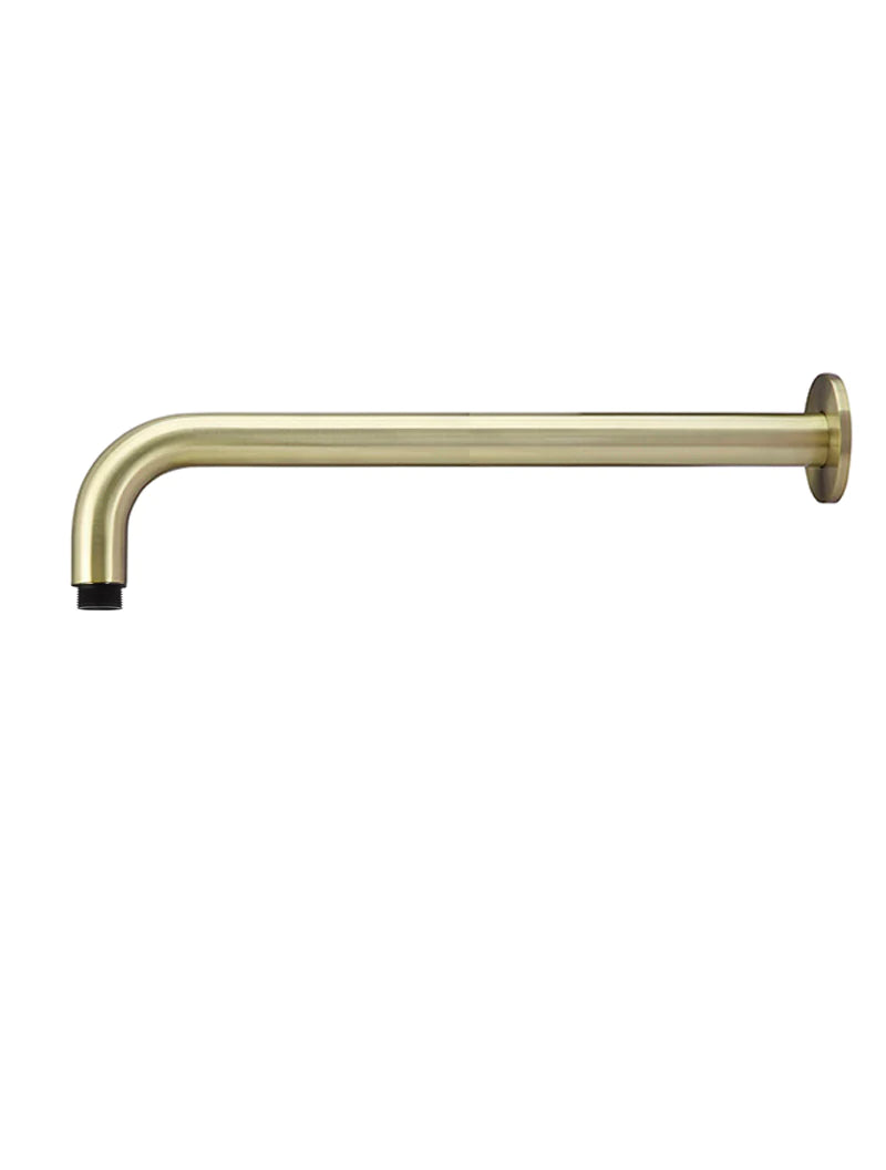 Meir Round Wall Mounted Shower Arm 400mm PVD Tiger Bronze