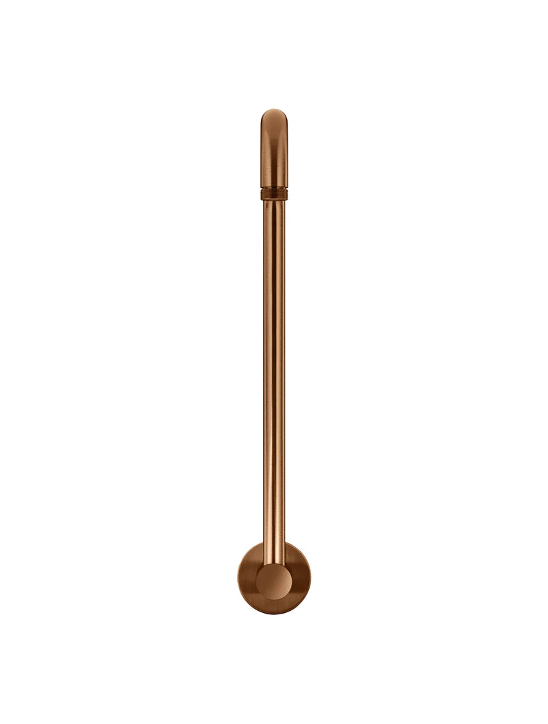 Meir High Rise Wall Shower Arm, Lustre Bronze