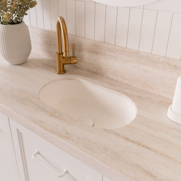 ADP Isla Matte White Under Counter Basin