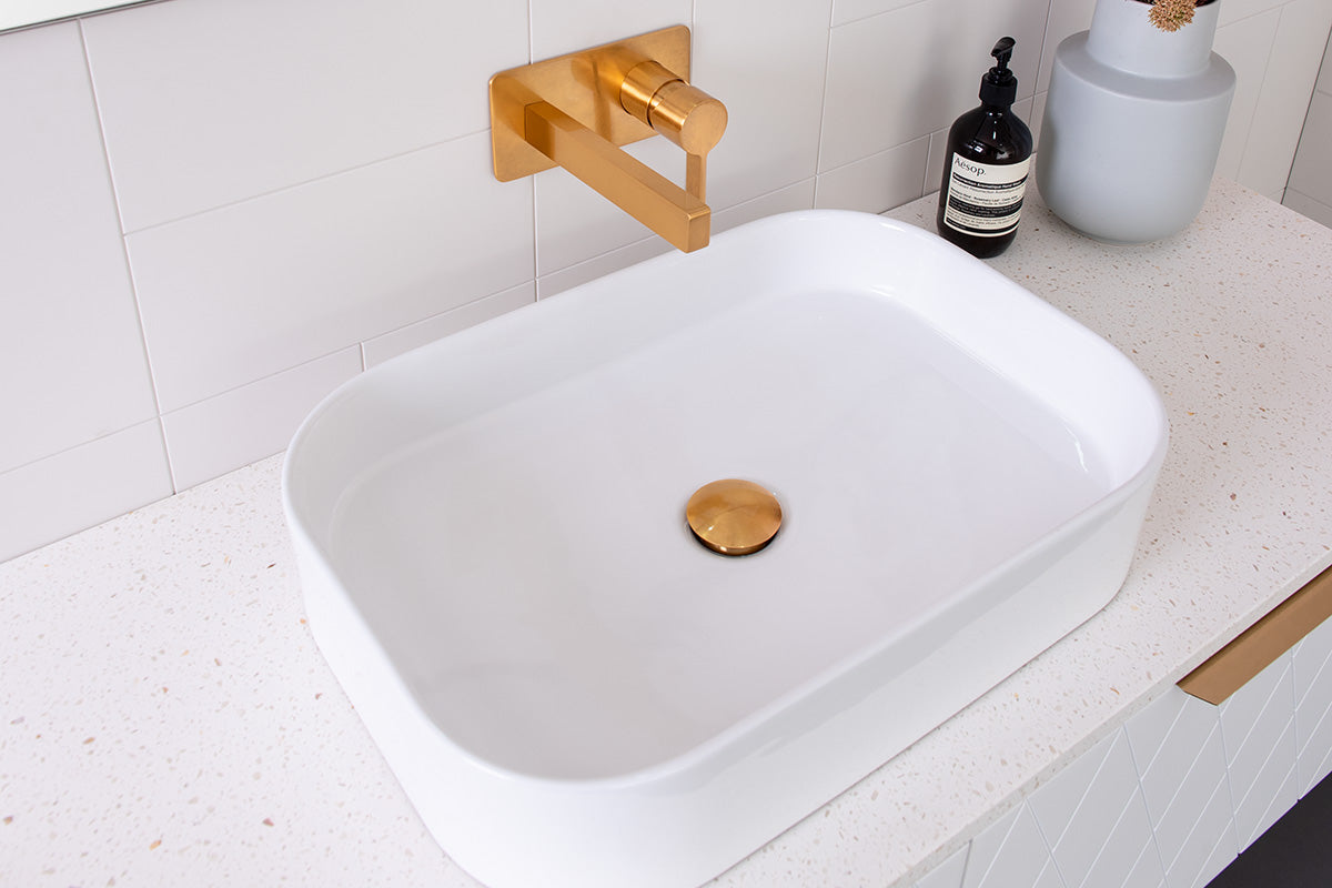 ADP Max Matte White Above Counter Basin