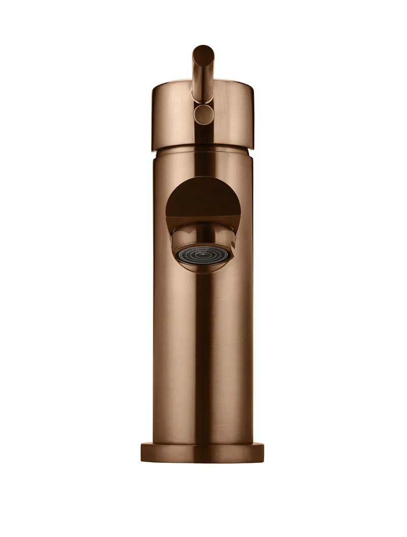 Meir Round Basin Mixer, Lustre Bronze
