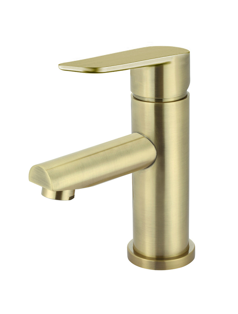 Meir Round Paddle Basin Mixer Tiger Bronze
