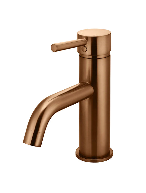 Meir Round Basin Mixer, Lustre Bronze