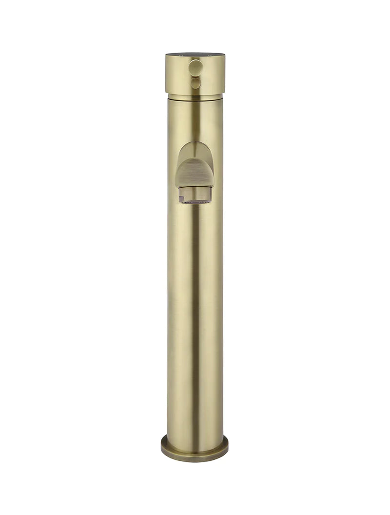 Meir Round Tall Basin Mixer PVD Tiger Bronze