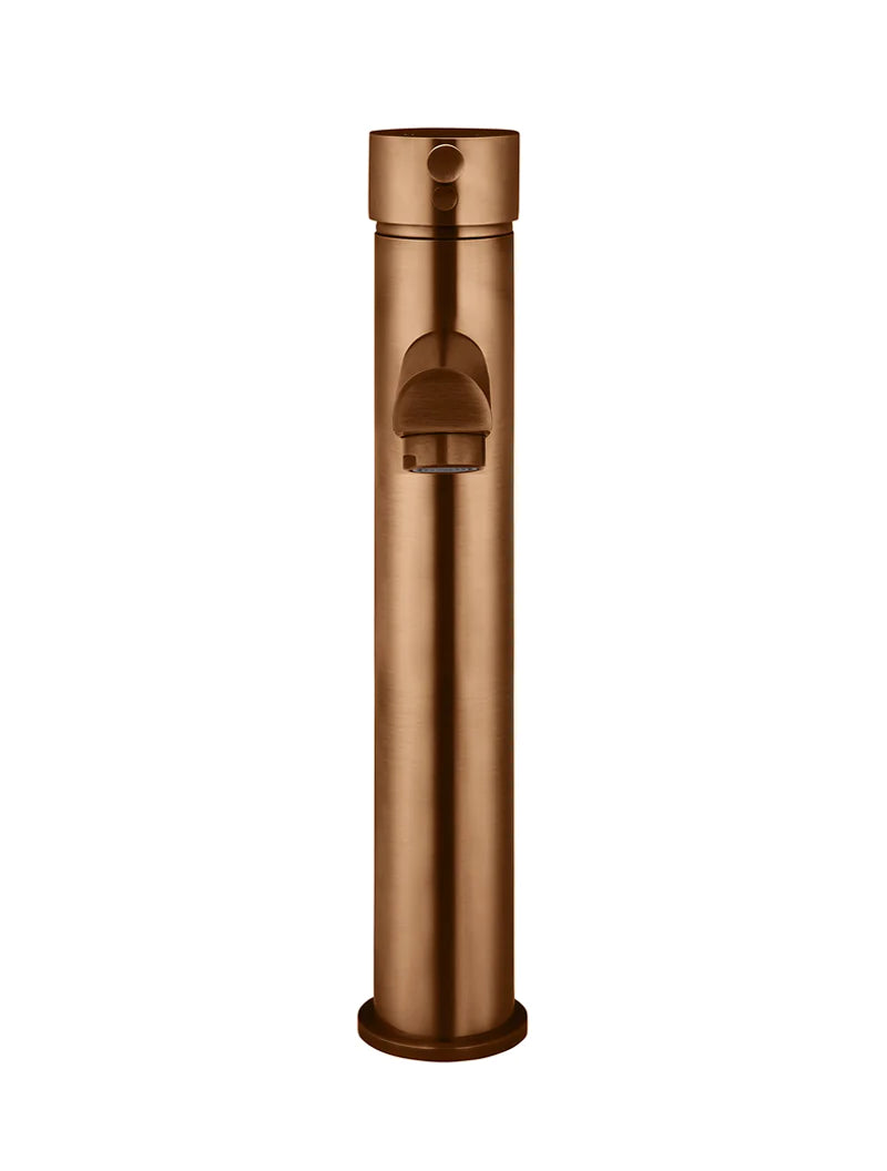 Meir Round Tall Basin Mixer, Lustre Bronze