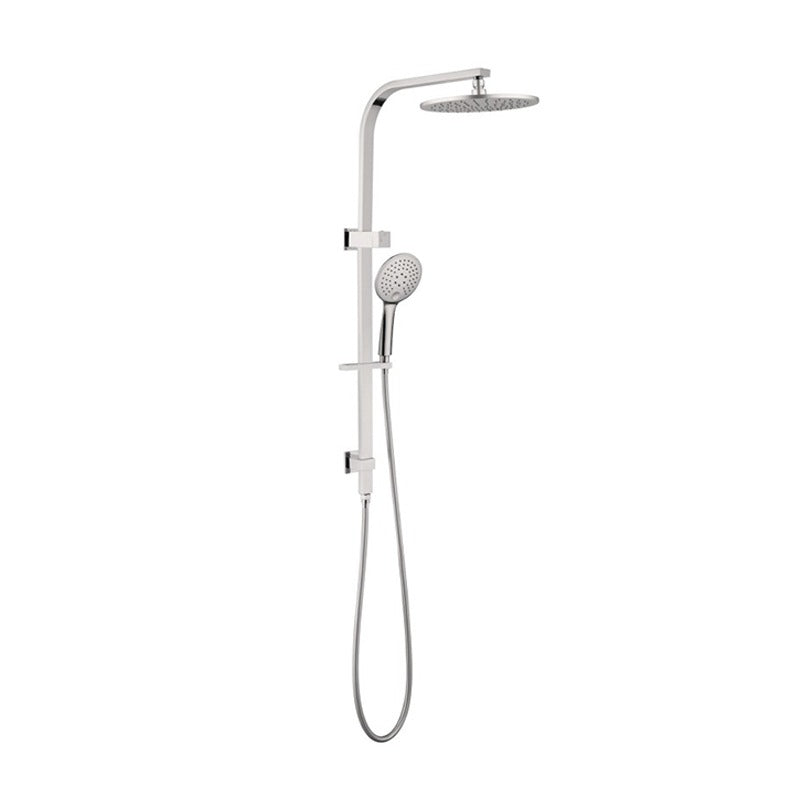 Nero Mecca Bianca Twin Shower Set 2 in 1 Brushed Nickel