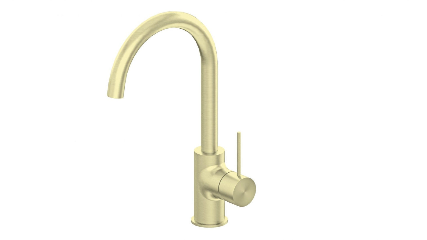 Nero Mecca Kitchen Mixer Brushed Gold
