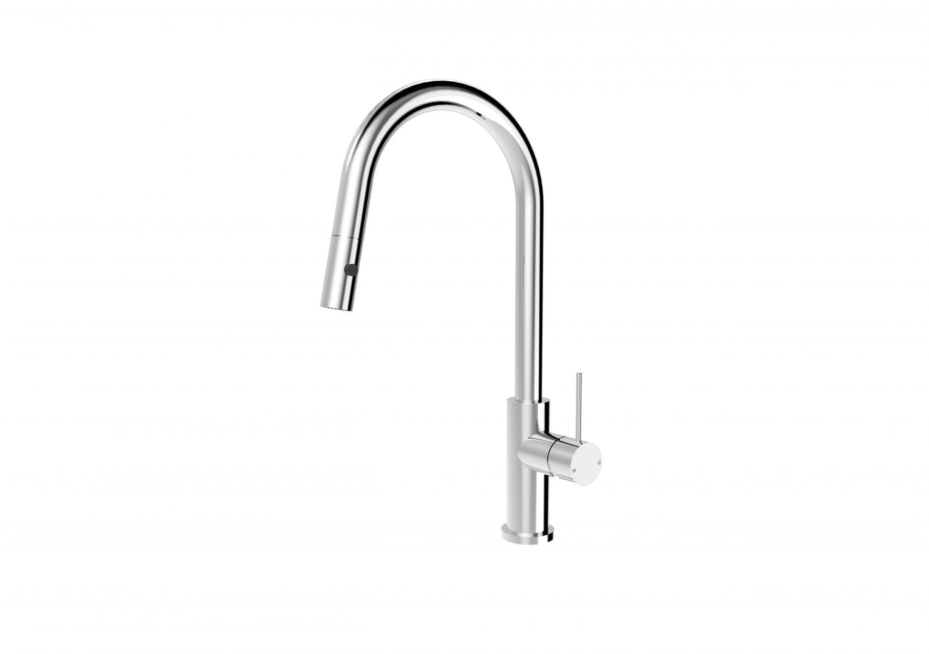Nero Mecca Pull Out Sink Mixer With Vegie Spray Chrome