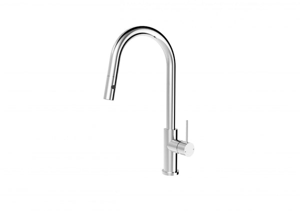 Nero Mecca Pull Out Sink Mixer With Vegie Spray Chrome