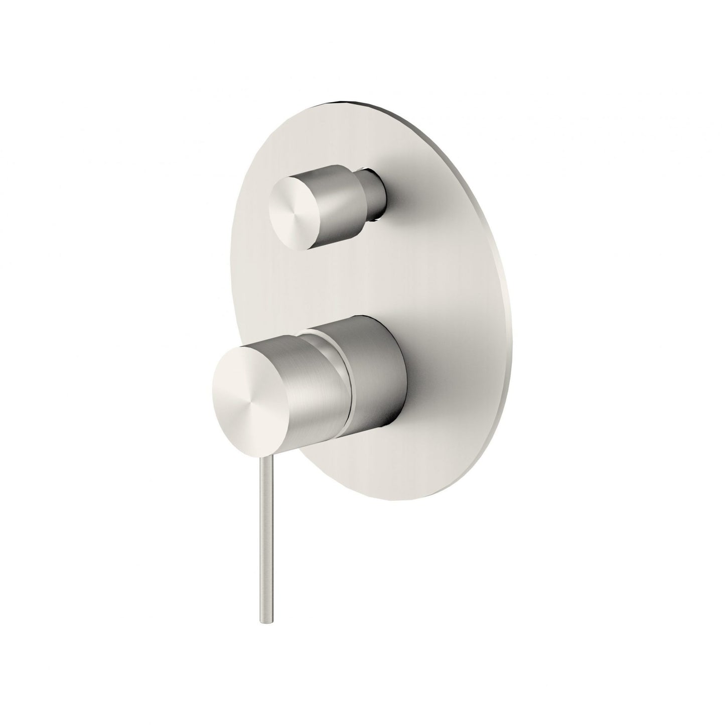 Nero Mecca Shower Mixer With Diverter Brushed Nickel